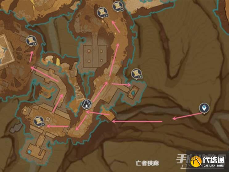 原神亡者狭廊圣章石位置攻略