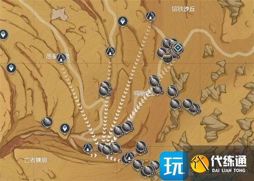 原神沙脂蛹采集图