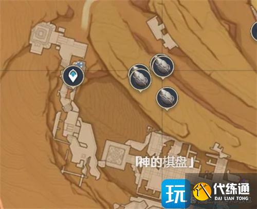 原神沙脂蛹采集图