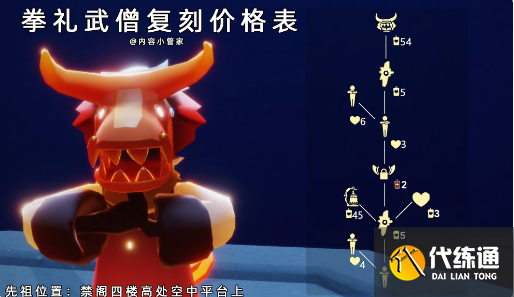 光遇2.9复刻牛头先祖兑换图