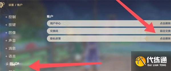 原神兑换码在哪里输入