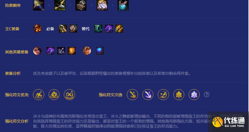 《金铲铲之战》宗秘蛮王阵容推荐