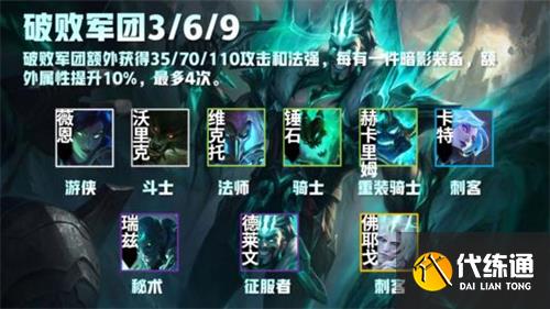 云顶之弈破败军团转职合成攻略 云顶之弈破败军团转职合成攻略