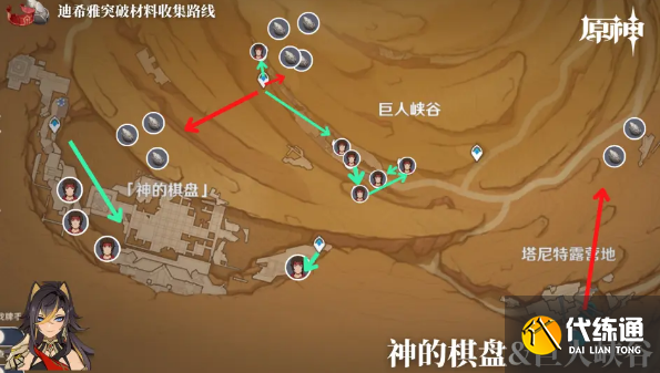 原神织金红绸收集路线汇总