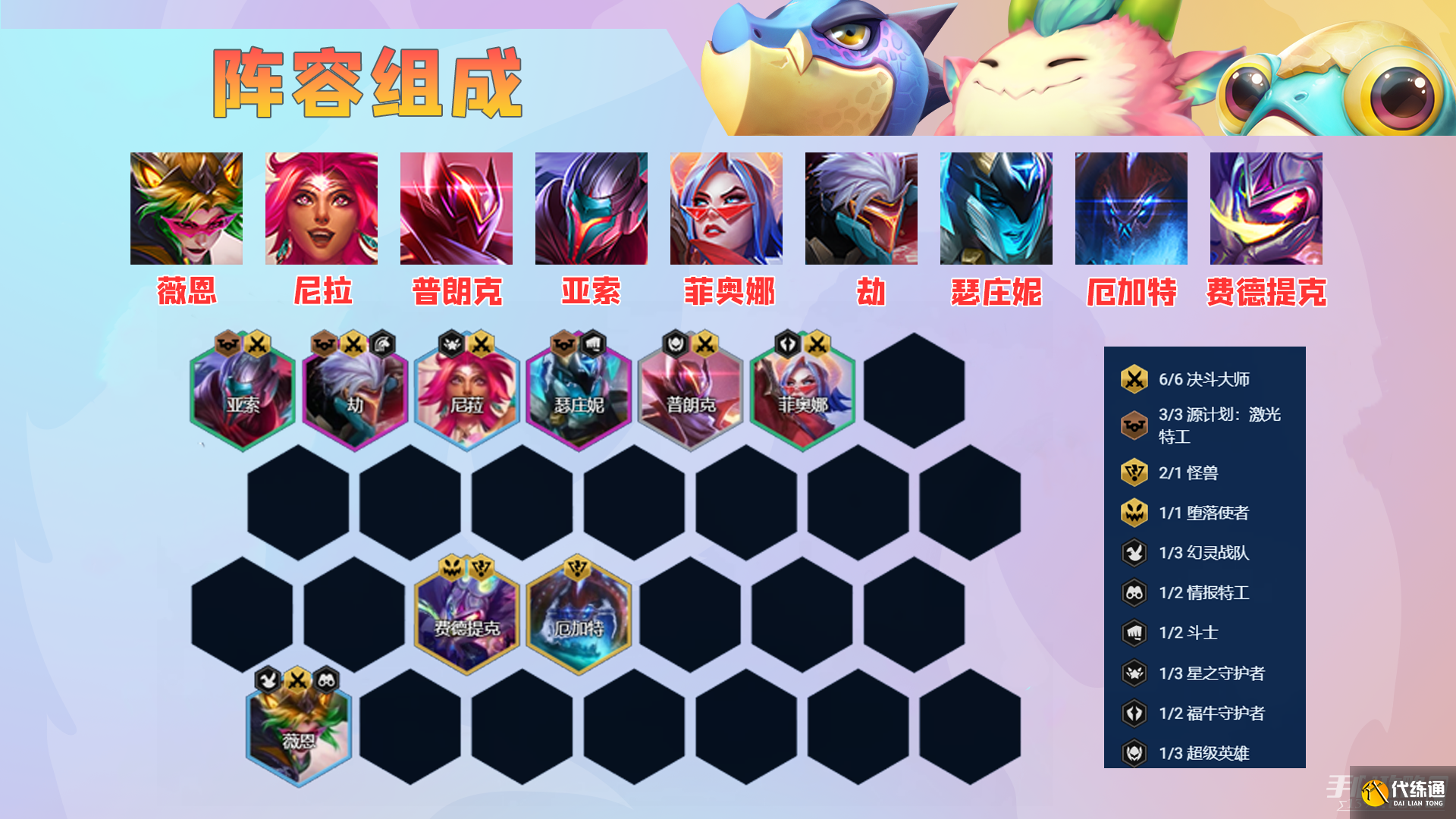 《金铲铲之战》扩散射击薇恩阵容怎么搭配 《金铲铲之战》扩散射击薇恩阵容怎么搭配