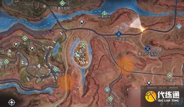 黎明觉醒生机断桥下的休憩藏宝图位置方法