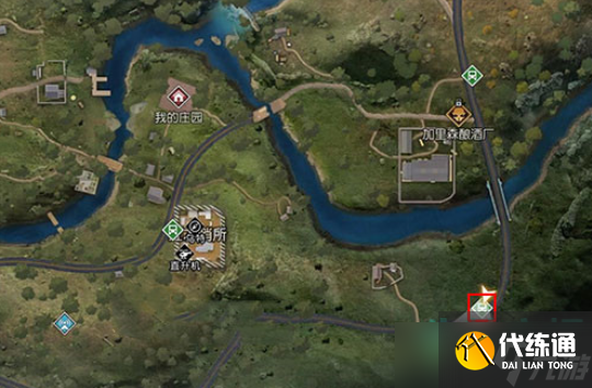 《黎明觉醒生机》孤独的车厢藏宝图位置