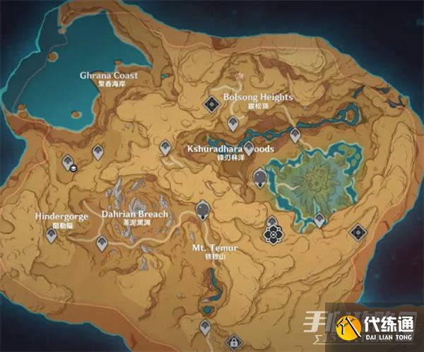 《原神》3.6新地图传送锚点一览 《原神》3.6新地图传送锚点一览