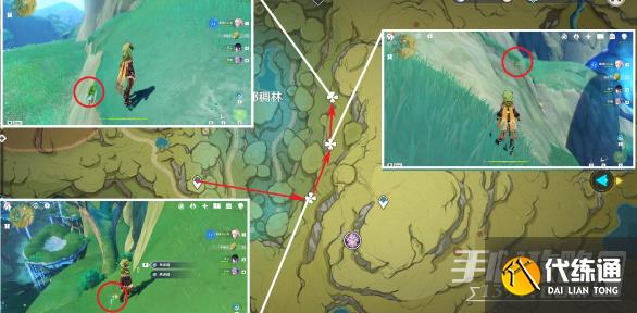 原神劫波莲采集路线