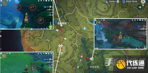 原神劫波莲采集路线