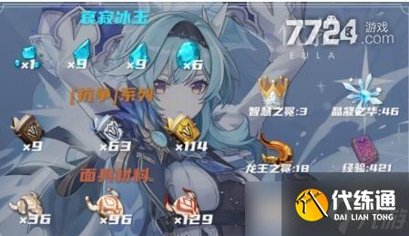 原神优菈突破材料清单表(优菈培养材料大全)