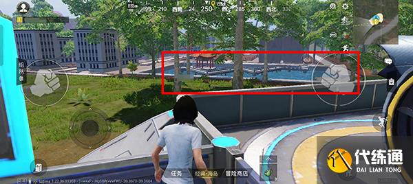 《和平精英》绿洲世界华科眼镜湖位置一览