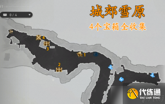 崩坏星穹铁道城郊雪原宝箱收集攻略 城郊雪原宝箱位置