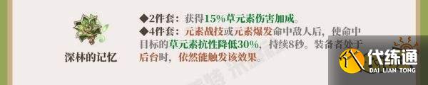 原神柯莱圣遗物怎么搭配最好 柯莱圣遗物推荐