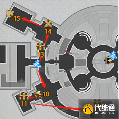 崩坏星穹铁道黑塔收容舱段宝箱位置大全