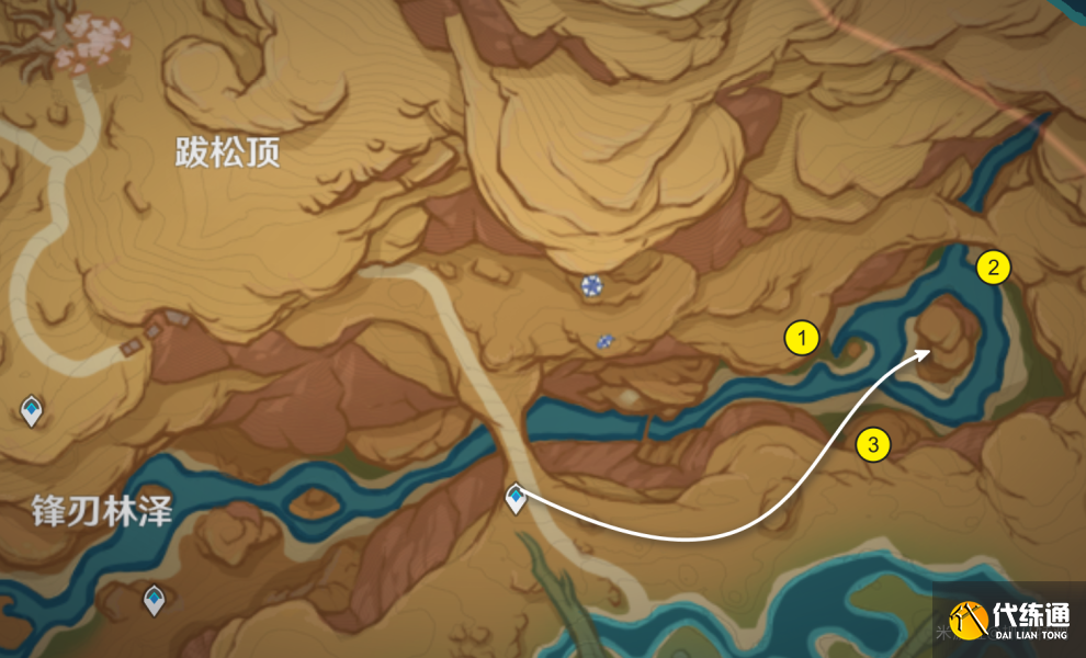 原神历七盘而蹝蹑奇鼓跳跳菇攻略 奇鼓跳跳菇挑战位置图文通关流程[多图]图片1