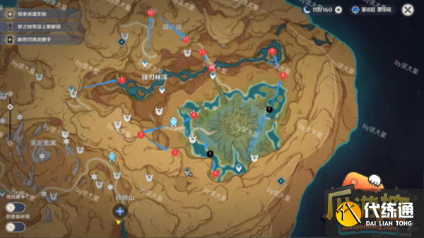 原神36个草神瞳采集路线图大全