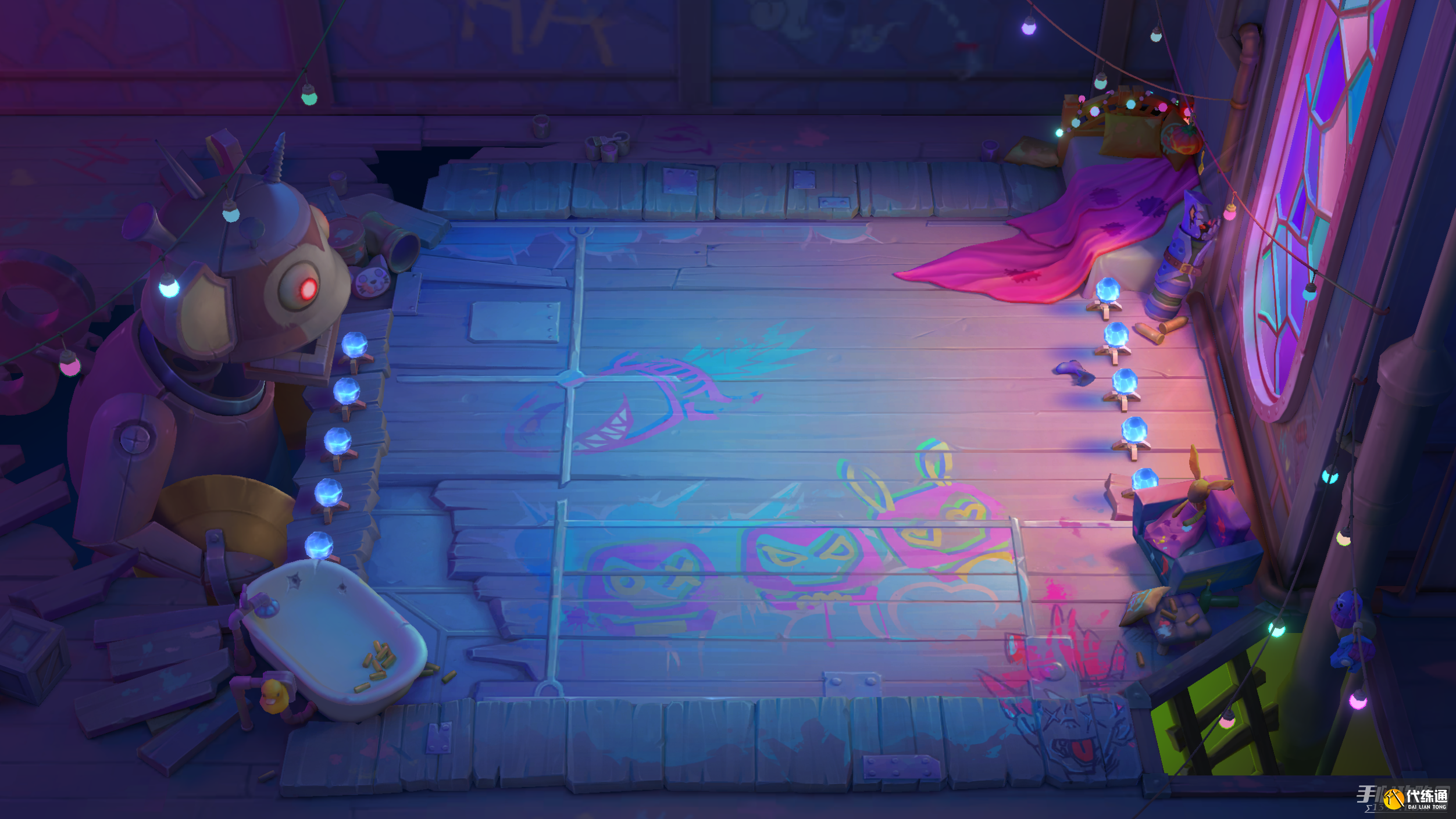 《金铲铲之战》棋盘金克丝的卧室返场活动2023