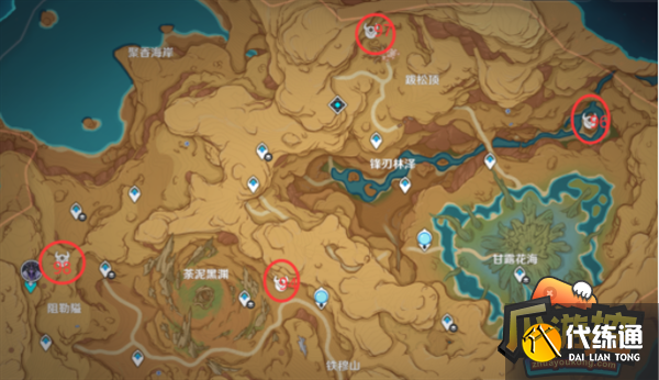 原神3.6苍漠囿土旋曜玉帛位置大全