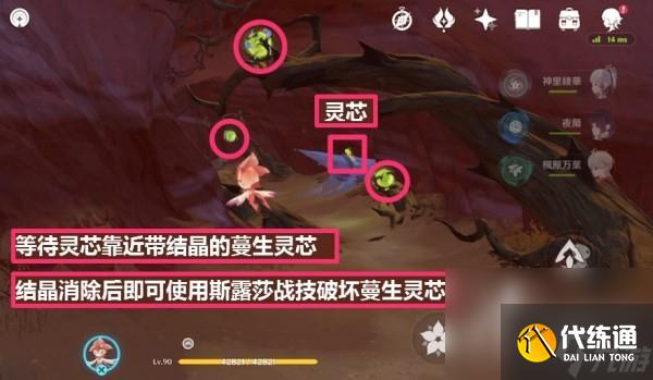 《原神》3.6蔓生灵芯位置及解谜方法