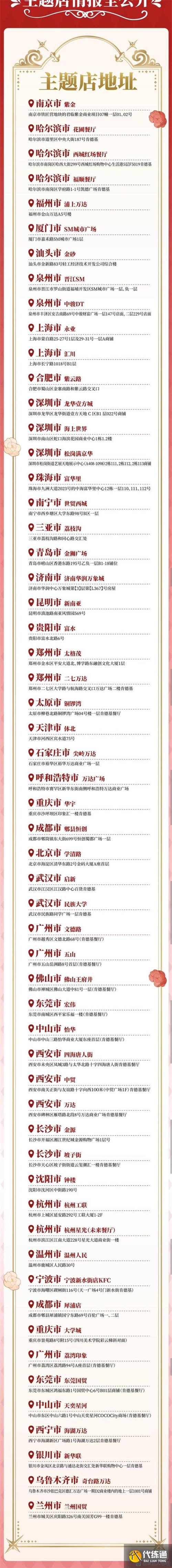 第五人格肯德基联动是每家店都有吗 第五人格肯德基联动2023门店地址[多图]图片6