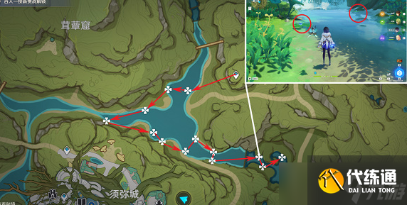 原神月莲采集图文攻略