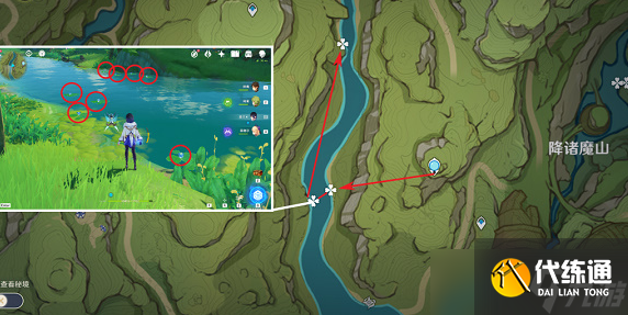 原神月莲采集图文攻略