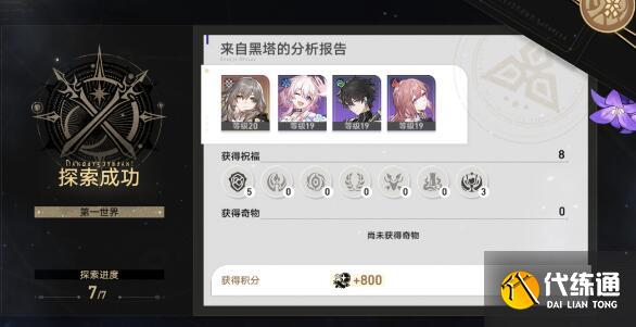 崩坏星穹铁道第一世界阵容及祝福搭配