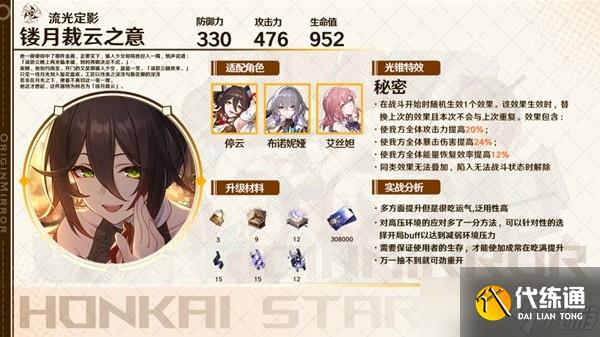 《崩坏星穹铁道》同谐光锥适用角色推荐