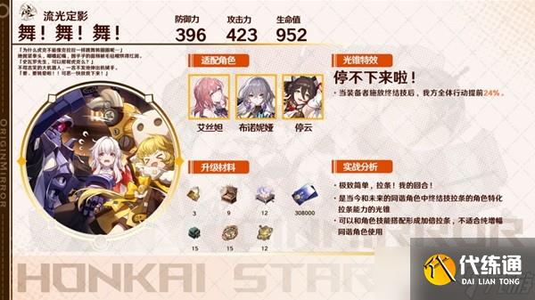 《崩坏星穹铁道》同谐光锥适用角色推荐