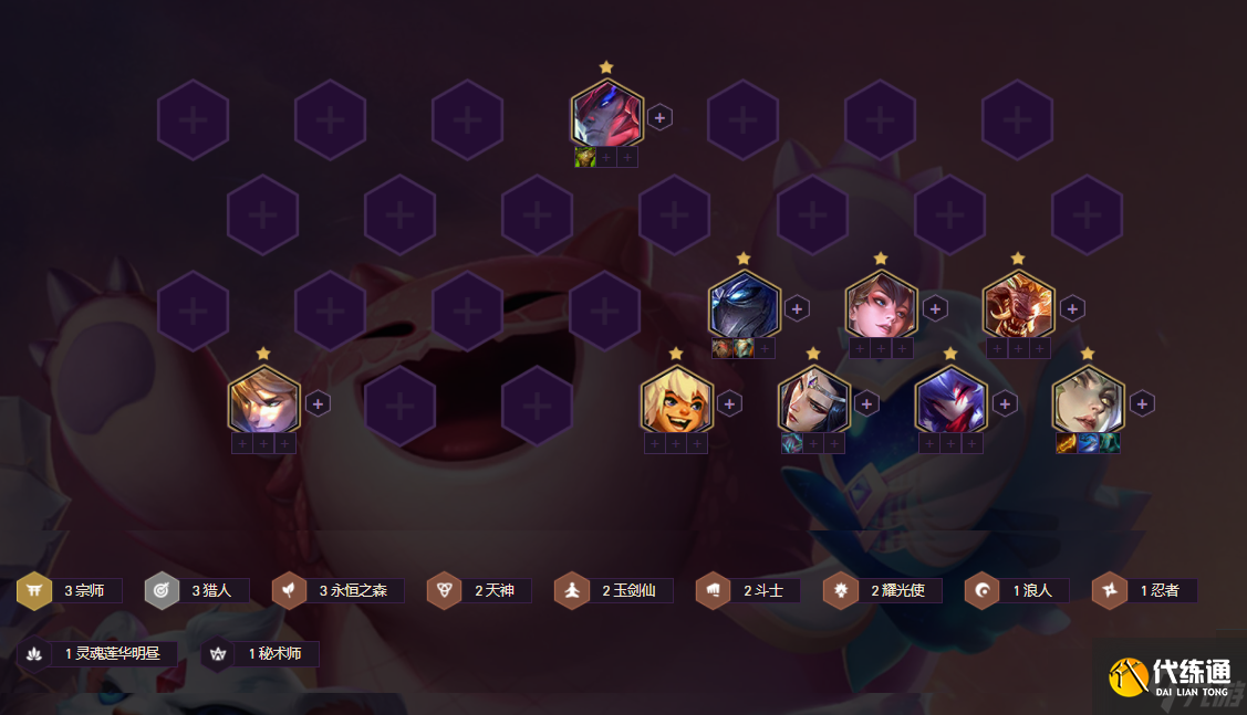 《金铲铲之战》福星临门森林猎宗阵容怎么搭配