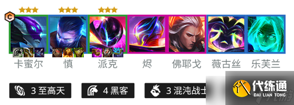 金铲铲之战S8.5黑客卡蜜尔阵容怎么搭配