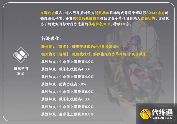 《崩坏星穹铁道》娜塔莎光锥及遗器推荐分享