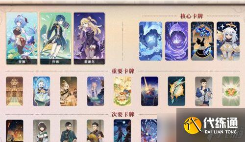 原神有哪些流派 卡组强度排行榜2023最新