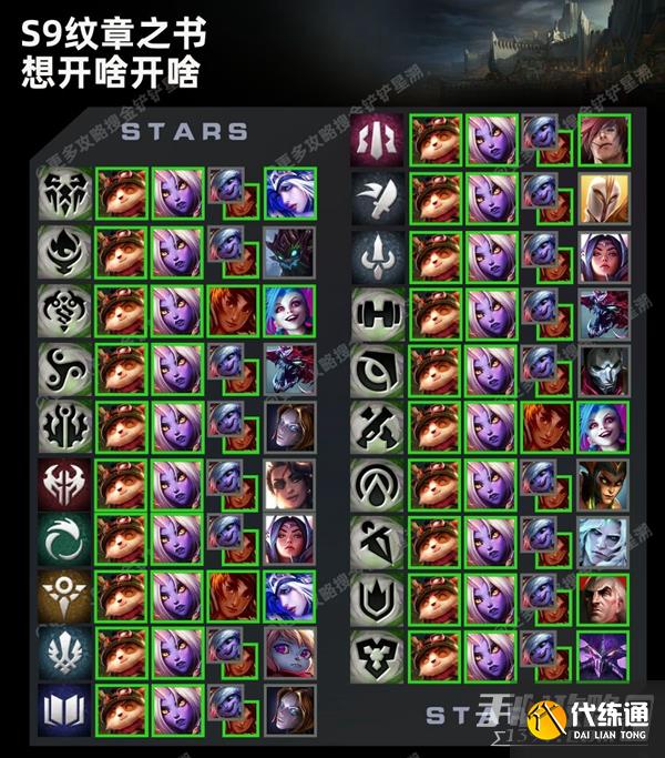 《云顶之弈》S9纹章之书公式 《云顶之弈》S9纹章之书公式