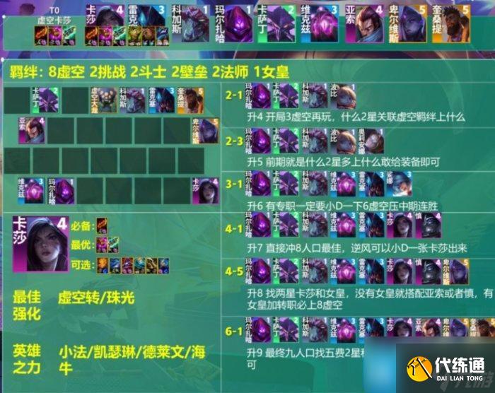 云顶之弈S9版本虚空卡莎怎么玩-S9必玩阵容虚空卡莎攻略