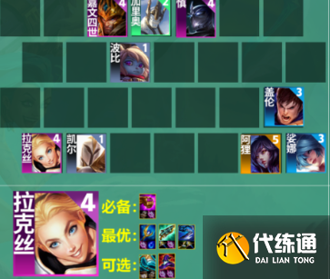 《云顶之弈》S9拉克丝主c阵容推荐 《云顶之弈》S9拉克丝主c阵容推荐