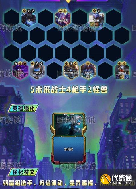 《云顶之弈》新版本上分阵容未来枪手 S9阵容未来枪手运营分析