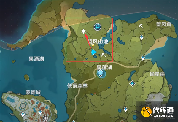 原神蒙德地靈龕分布圖