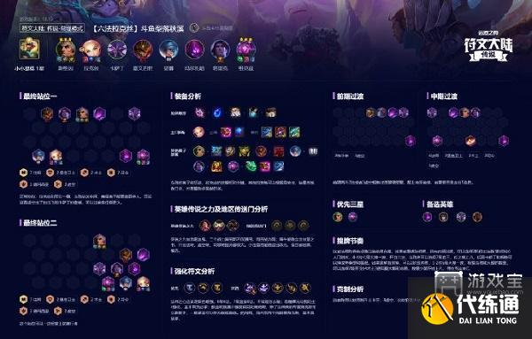 云顶之弈s9六法拉克丝阵容分享