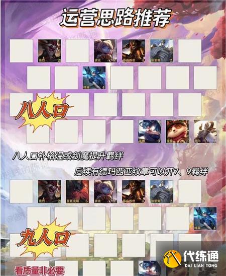 《金铲铲之战》德玛西亚阵容推荐