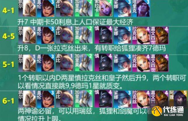 云顶之弈S9德玛西亚神谕法师阵容推荐 德玛西亚神谕法师阵容搭配攻略[多图]图片3