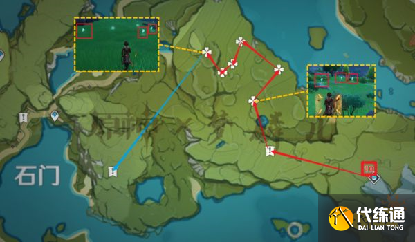 原神優菈突破材料怎么采集 優菈突破材料采集路線分布大全