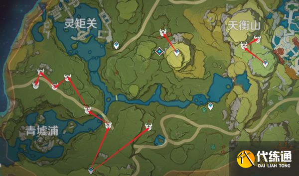 原神優菈突破材料怎么采集 優菈突破材料采集路線分布大全