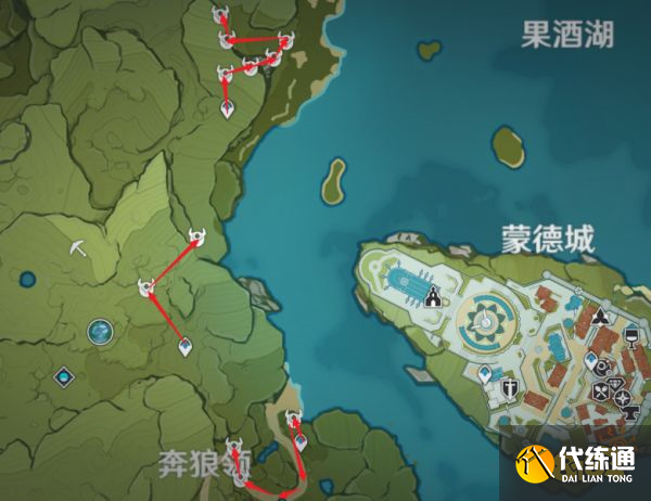 原神優菈突破材料怎么采集 優菈突破材料采集路線分布大全