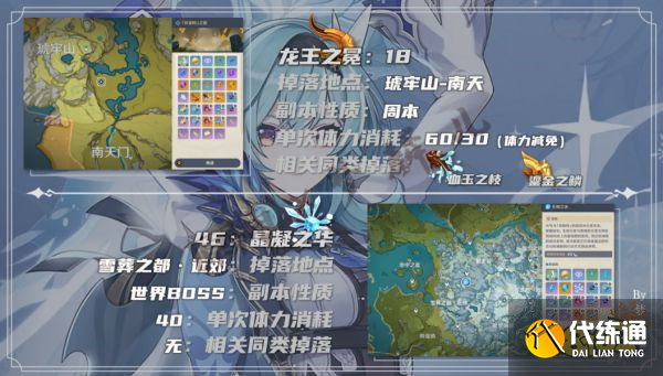 原神優菈突破材料怎么采集 優菈突破材料采集路線分布大全