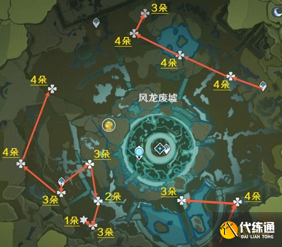 原神風(fēng)車菊在哪采集 風(fēng)車菊采集位置分布圖