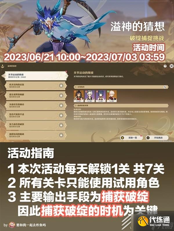 原神溢神的猜想第一天滿獎勵介紹