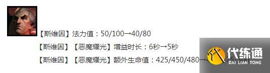 云顶之弈13.14版本正式服斯维因加强一览
