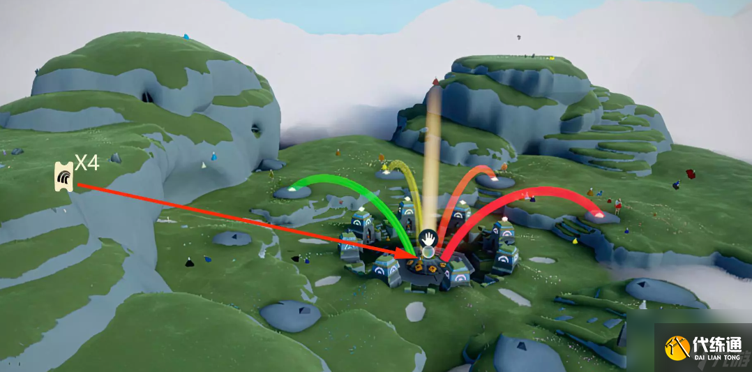 光遇7.25彩虹代币在哪里,光遇7月25日彩虹代币位置一览